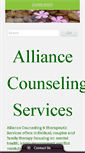 Mobile Screenshot of alliancecounselingservices.net