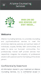 Mobile Screenshot of alliancecounselingservices.org